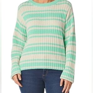 NEW ST. JOHN'S BAY WOMEN'S LONG SLEEVE PULLOVER SWEATER BALMY SEA SIZE - MEDIUM